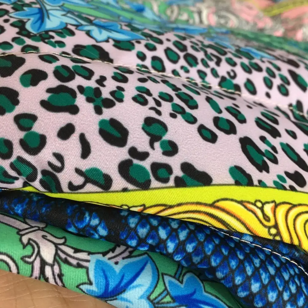 

Print Vintage 11.16 Fashion Pattern Mid-Length Jacket Women's Zipper White Duck Hooded Down Outerwear Designer Winter