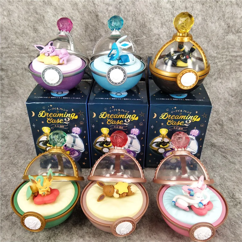 

2021 NEW Pokemon Eevee Family 6 Blind Box Action Figures Decorated Gifts for Little Girls BOYChristmas Present