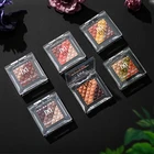 MEIBAOGE 1 шт. летняя портативная мини-палитра цветных ярких трехцветных градиентных теней для век нежная пудра легкая в окрашивании TSLM1