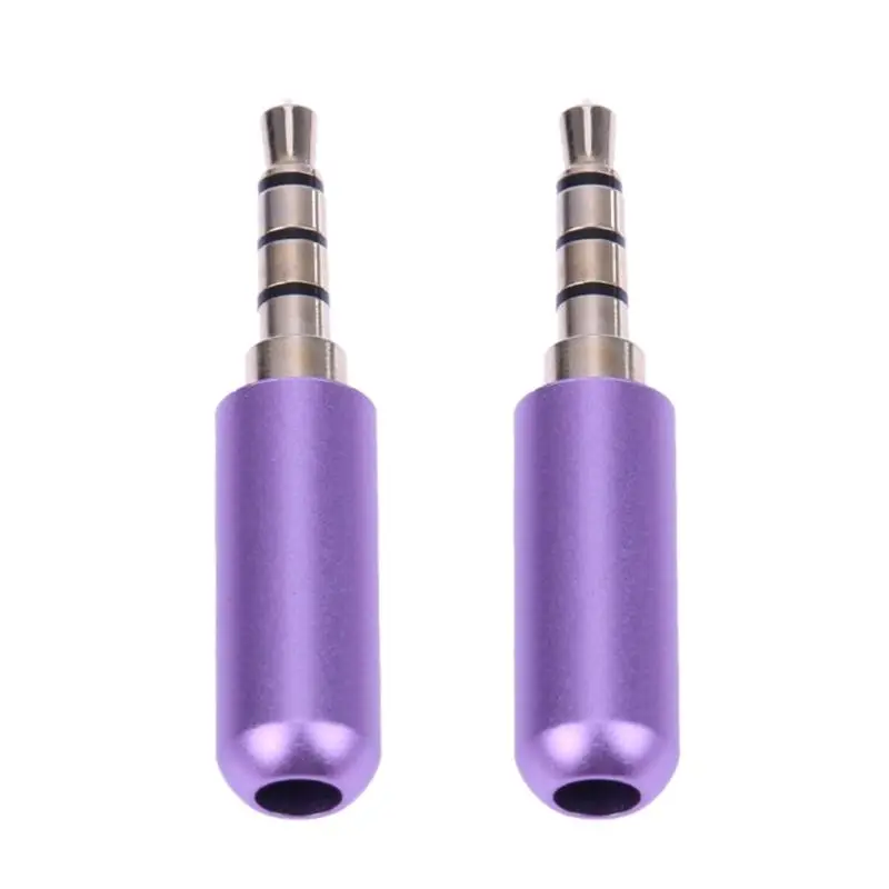 Mini Aluminum Shell Jack 3.5MM 4 Ports Plug Wire Connector Audio Stereo Adapter for DIY Earphone Repairing Devices | Электроника