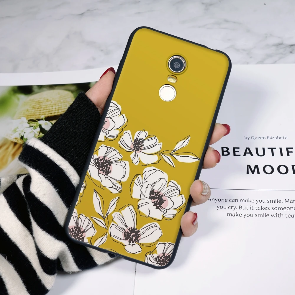 Чехлы с цветами для телефонов Pocophone F1 Xiaomi Redmi Note 4 4X 5 5A 6 Pro Prime силиконовый чехол S2 6A