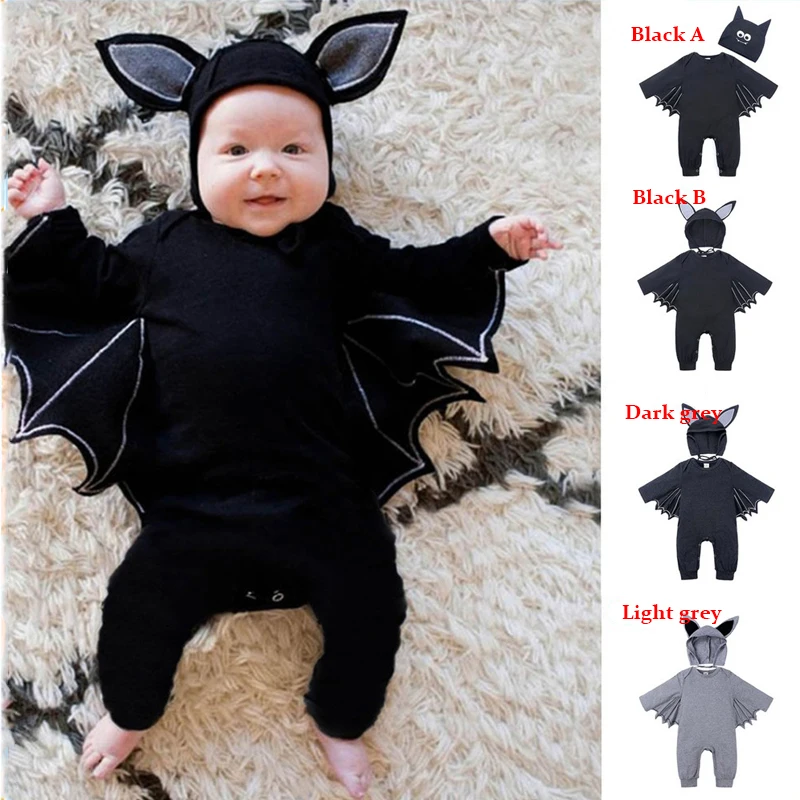 Детский комбинезон с длинными рукавами Костюмы Бэтмена на Хэллоуин для детей