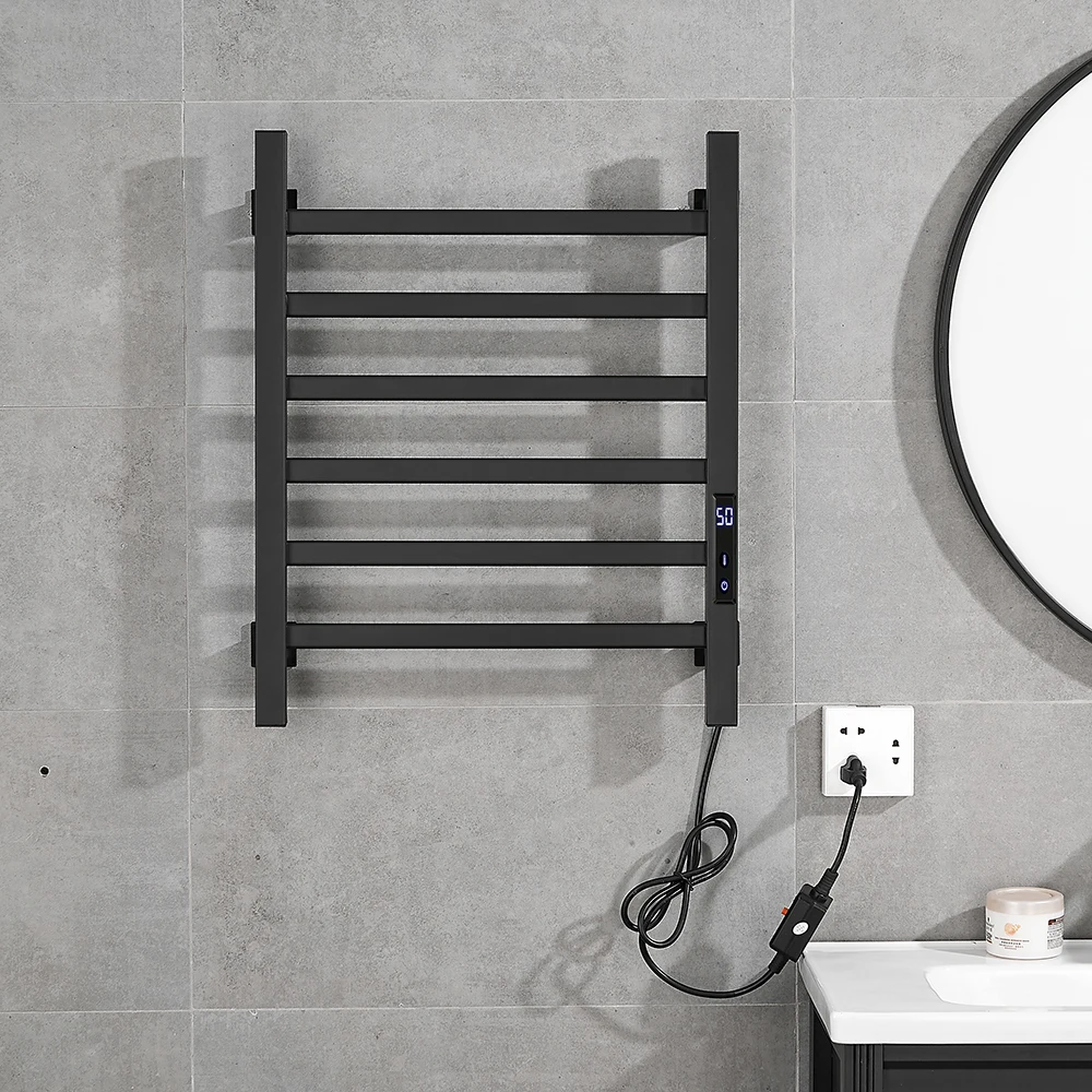 bathroom accessories electric towel dryer rack towel warmer and towel holder smart home for bathroom free global shipping