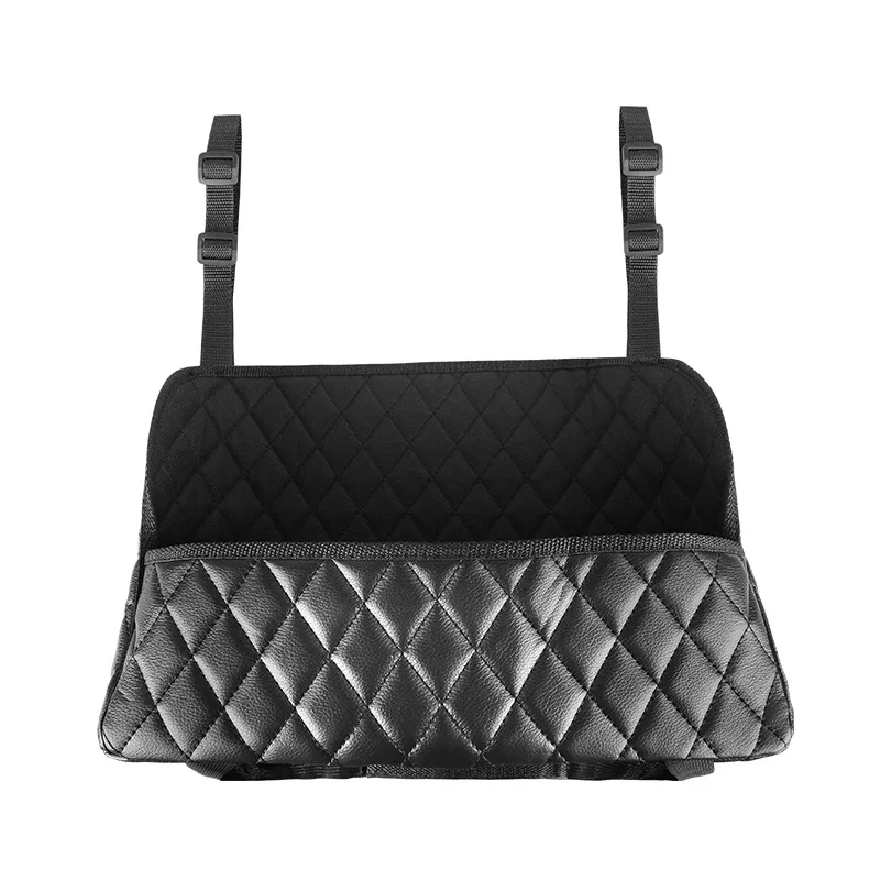 

1Pc Multifunction Large Capacity Car Storage Net Pocket Car Seat Back Folding Bag Handbag Holder Automotive Interior Accessories