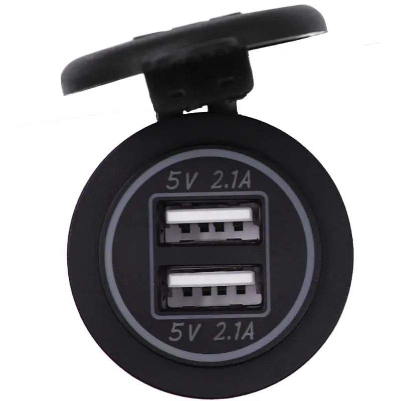 2 отверстия модификация автомобиля лодка переключатель панель для 12 В ~ 24 двойной