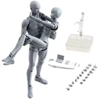 Набор подвижных фигурок SHFiguarts Body Kun DX, экшен-фигурки из ПВХ серого цвета, коллекционные игрушки
