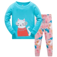 2021 kids pajamas sets baby girl rabbit clothes sweet dreams pijamas baby girls cartoon long sleeve t shirtpants 2pcs