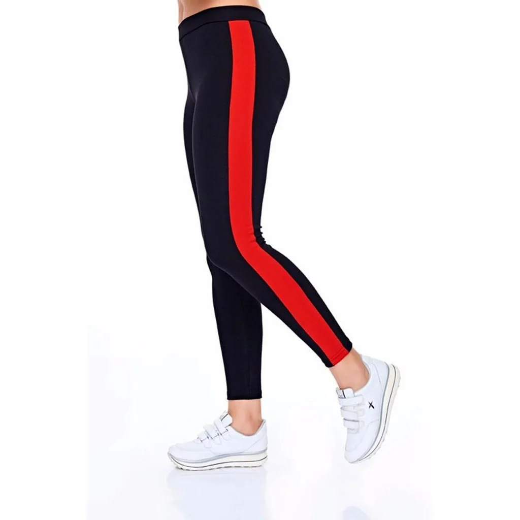 Almila So Red Seritli Women Leggings 4008K