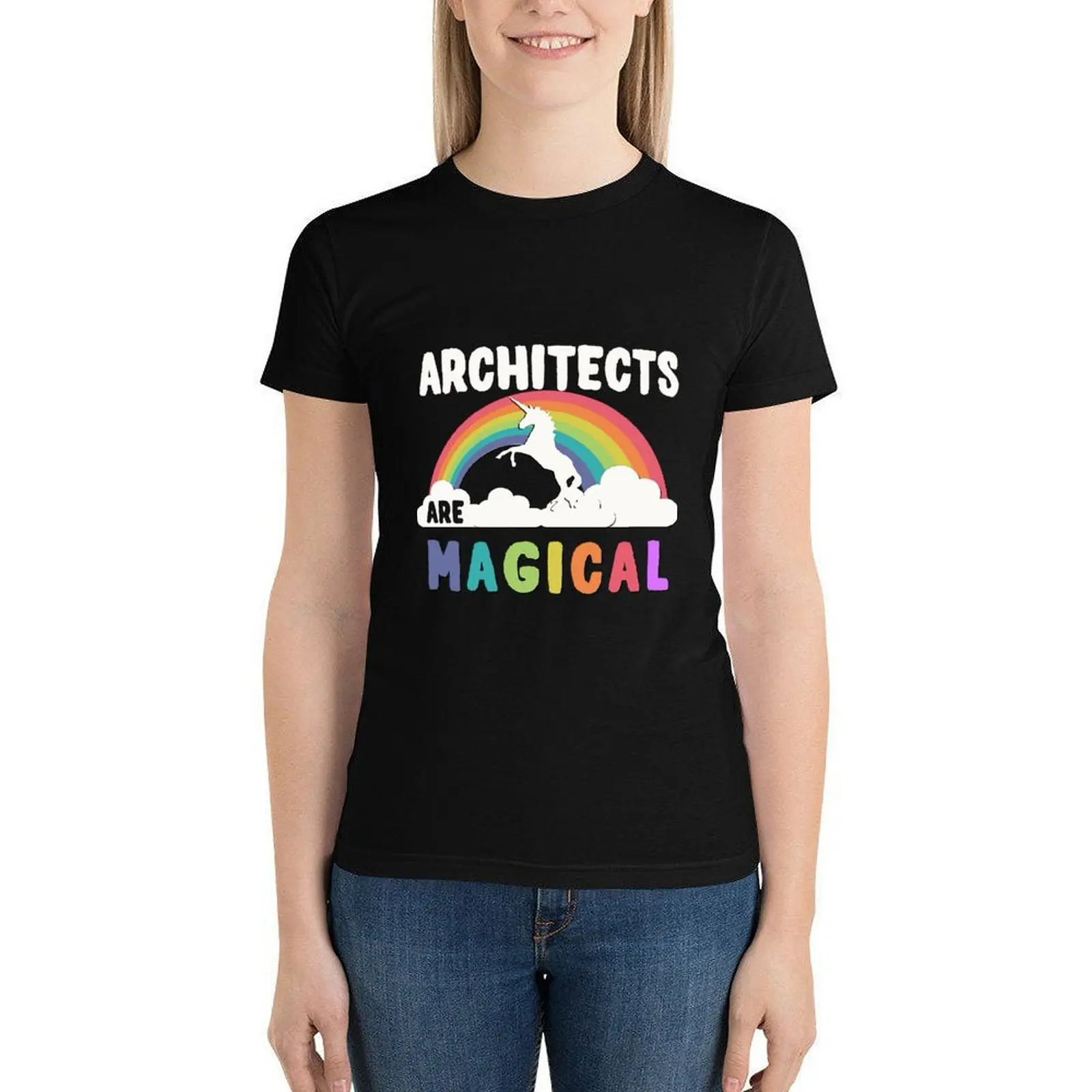 

Architect T Shirt Cotton Street Fashion T-Shirt Short-Sleeve Pattern O Neck Kawaii Ladies Tshirt Plus Size