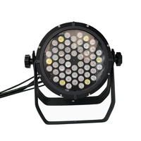 6IN1 Flight Case Packing IP65 Outdoor LED 54 x 3W Par RGBW Stage Lighting Mounting Clamp Waterproof Power DMX inout TP-P106A