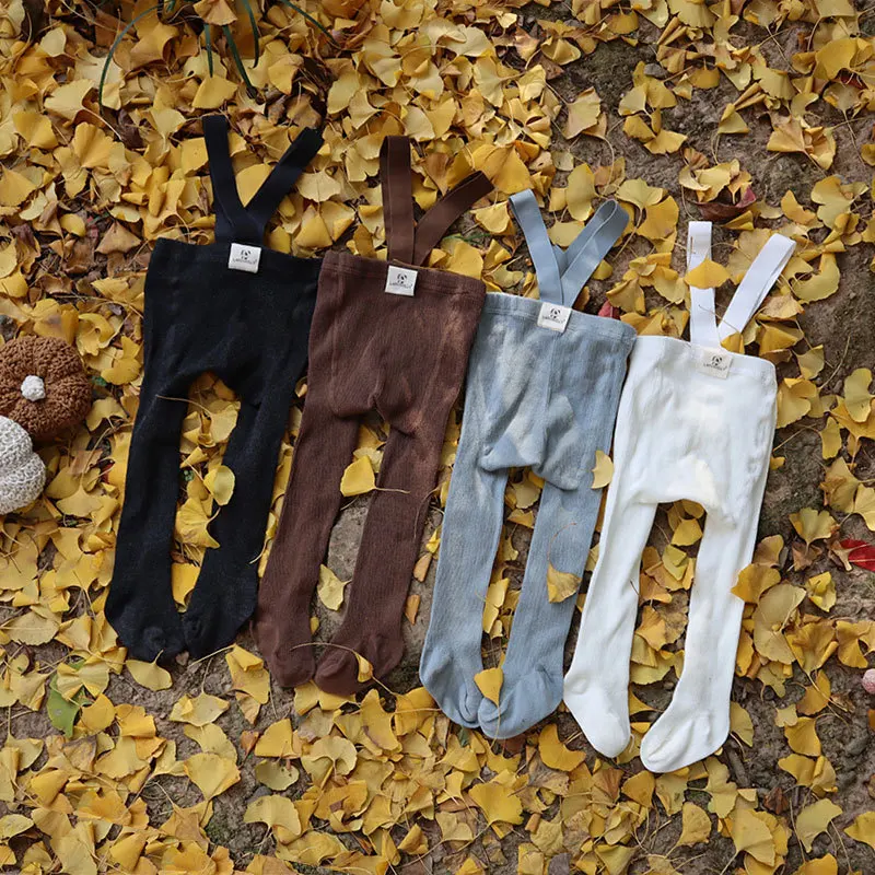 

Однотонные хлопковые леггинсы для новорожденных, на возраст 0-12 месяцев