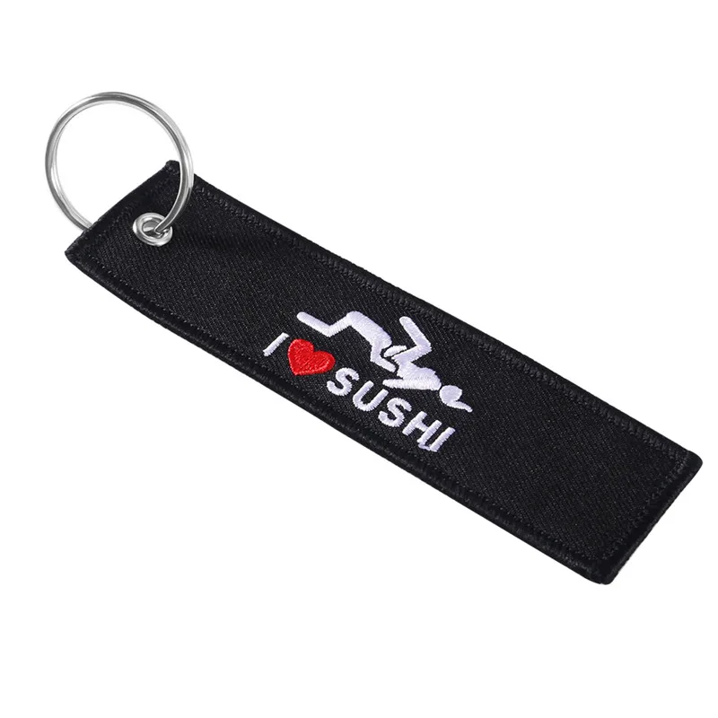 Автомобильный брелок Модный черный и белый автомобильный держатель для ключей