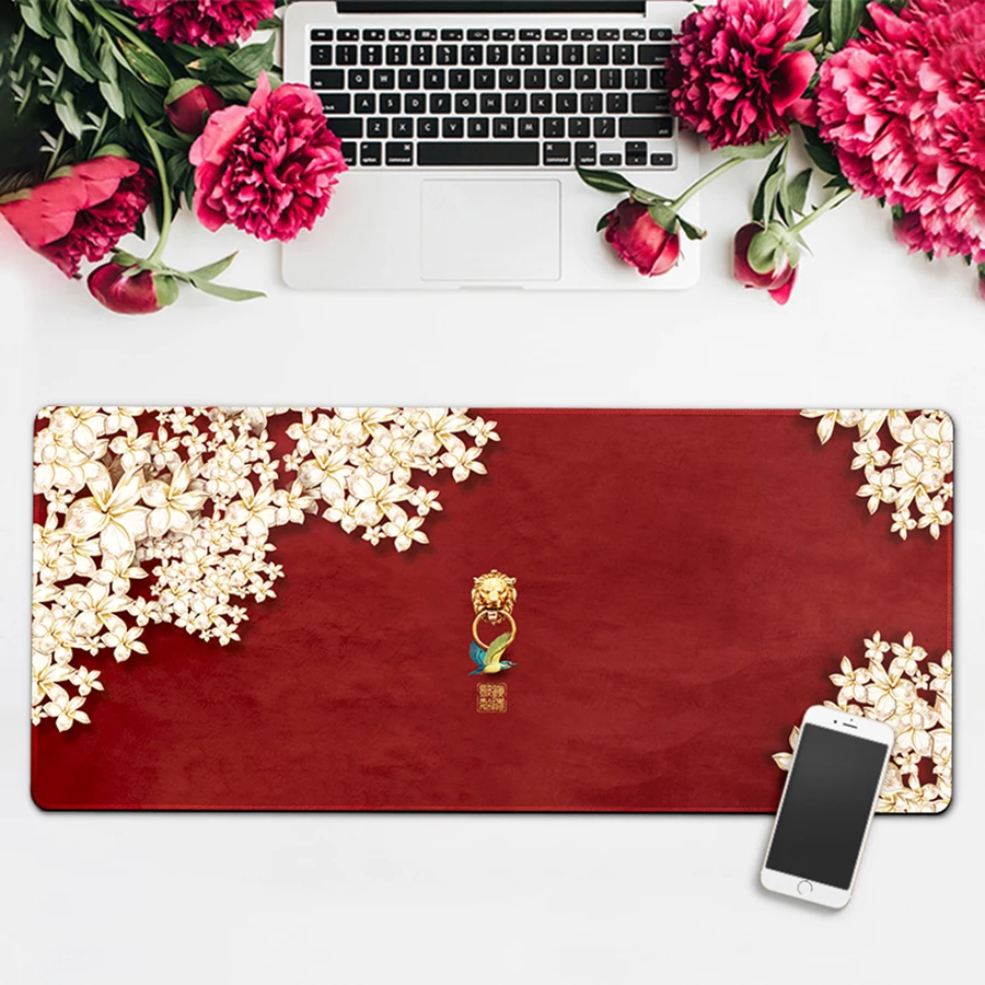 mouse pad office computer desk mat table large lockedge gamer chinese keyboard laptop cushion desk non slip mat gamer mousepad free global shipping