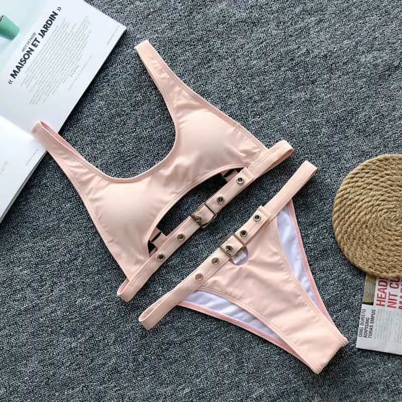 5 цветов ажурное бикини Женская купальная одежда женский купальный костюм два