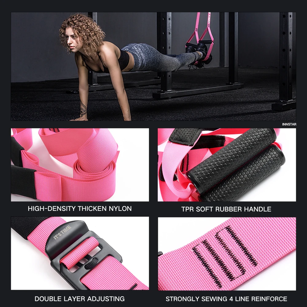 

Hanging Training Strap Home Gym Fitness Suspension Band Workout Pull Rope Straps Stretching Resistance Bands Home Gym Equipment