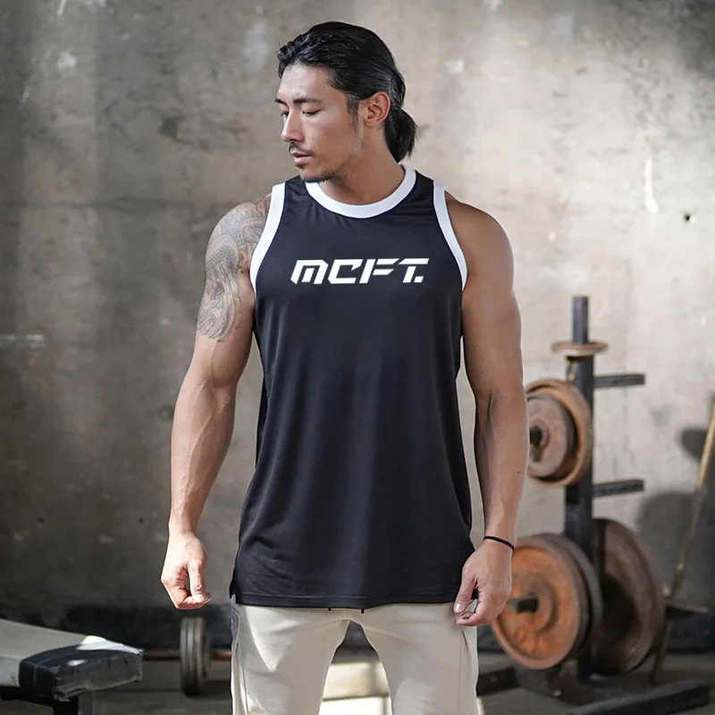 

Brand Mens Gyms Tank Top Fashion Clothing Bodybuilding Stringer Fitness Muscle Vest Workout Just Do Gyms Sportswear Undershirt