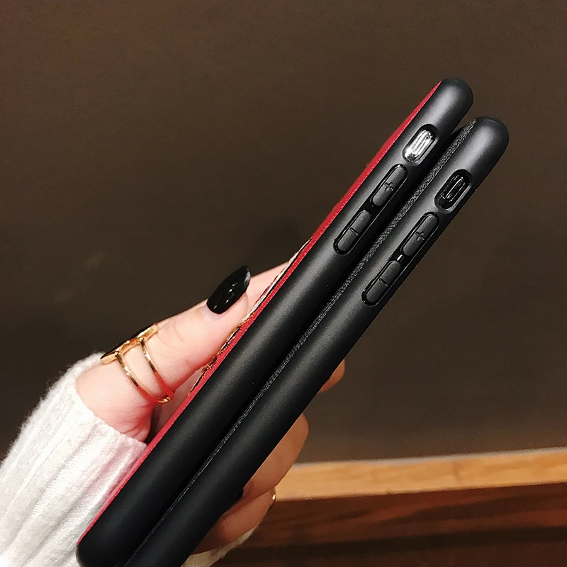 Тонкий мягкий чехол Cenmaso для IPhone X XR Xs Max 6 7 8 Plus оригинальный винтажный Чехол