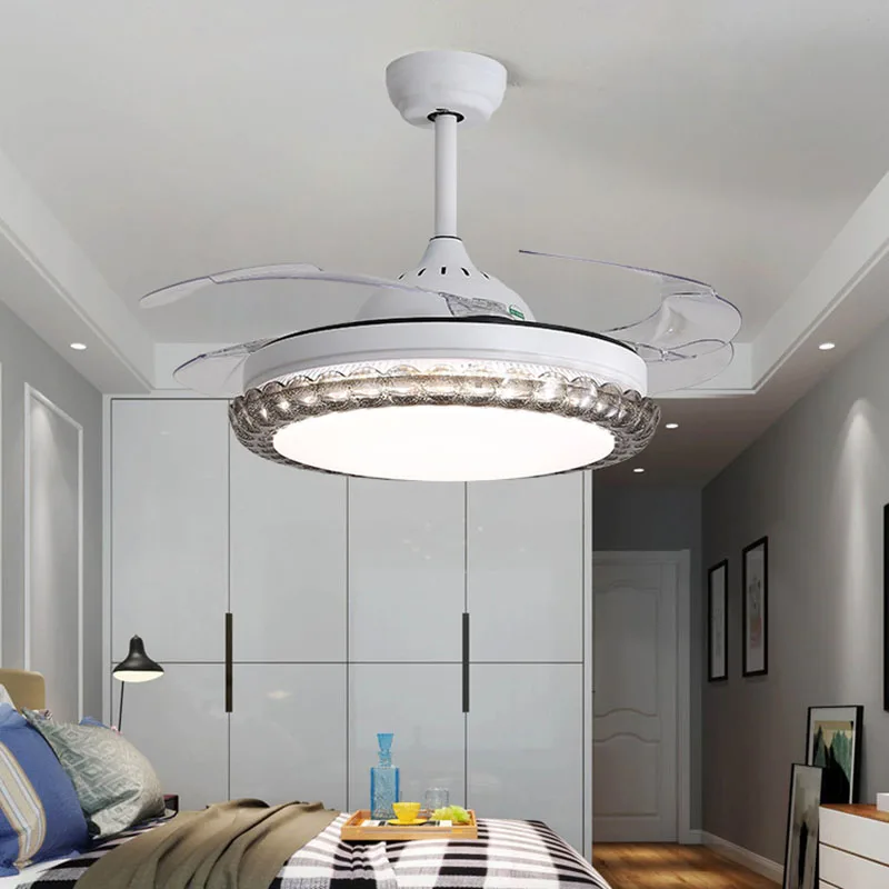Fan Lights Invisible Ceiling Light Dining Room Living Bedroom Modern Simple Mute LED | Освещение