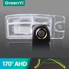 GreenYi AHD Траектория Автомобильная камера заднего вида для Nissan X-Trail X Trail Xtrail T32 2014-2018 Ночное видение Реверсивный 4-контактный разъем для парковки автомобиля