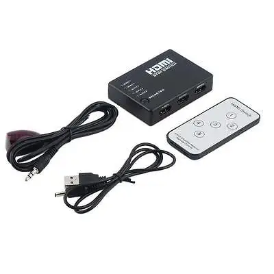 Новый HDMI концентратор 5 портов 1080P видео переключатель сплиттер с ИК-пультом