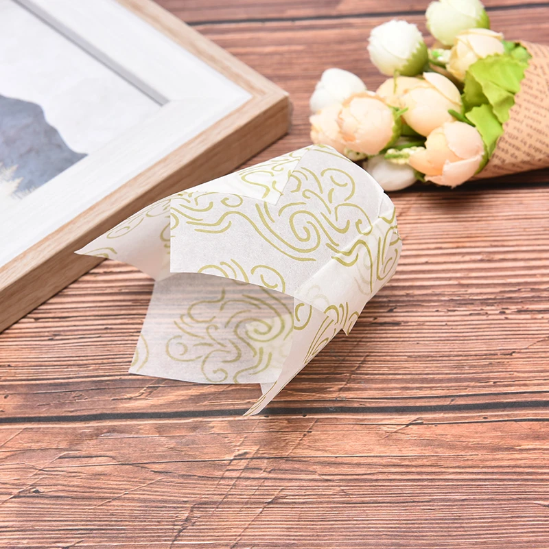 Новогодняя бумажная подкладка для кексов 50 шт. чашка выпечки свадебной вечеринки