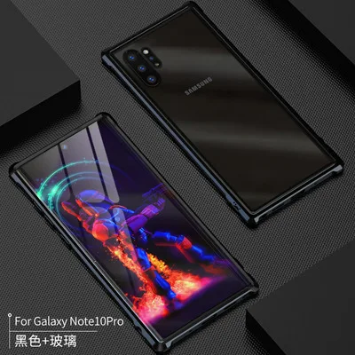 Ультратонкая металлическая рамка Note10plus зеркальная оболочка из закаленного