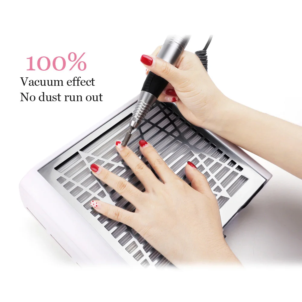 40 Вт новый мощный пылеуловитель для ногтей Вентилятор арт салон всасывающий