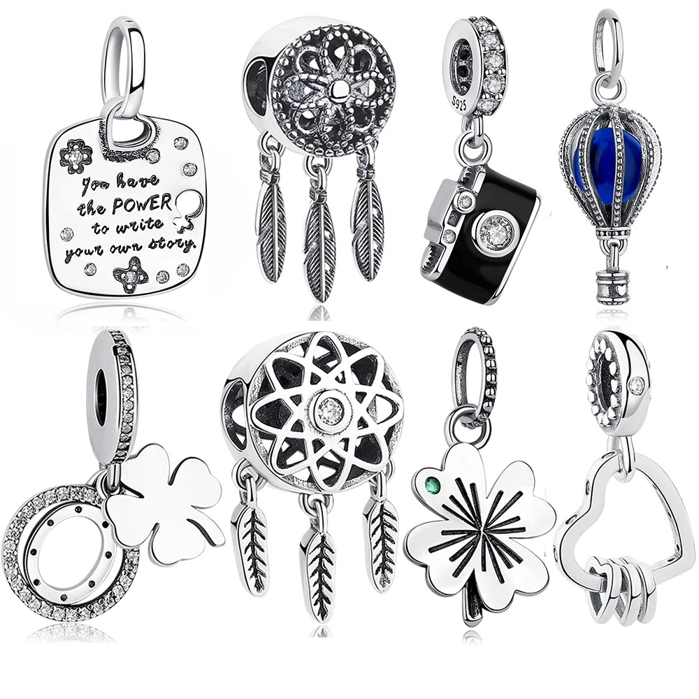 Аутентичные бусины из стерлингового серебра 925 Подвески подходят оригинальный