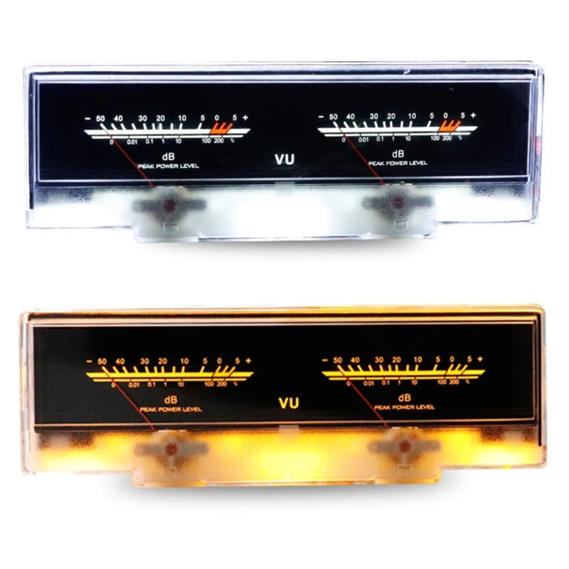 

Double pointer VU Meter Stereo Amplifier Board DB Sound Level Indicator