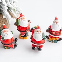 santa claus figure bright color home decor exquisite christmas snowman decoration toy christmas decoration for new year 2022