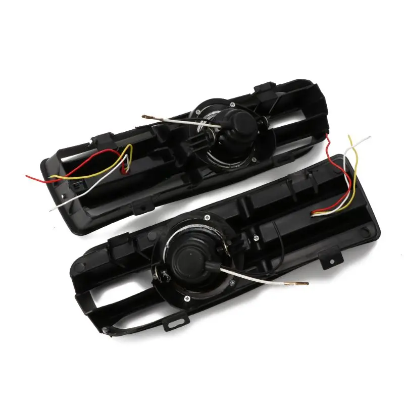 

One Pair Front Lower Side Bumper Grille With LED Fog Light & DRL Light For volkswagen GOLF MK4