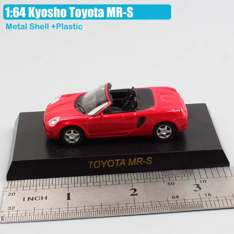 1:64 масштаб kyosho крошечный Toyota MR S SW20 Spyder Металл литье под давлением миниатюрные