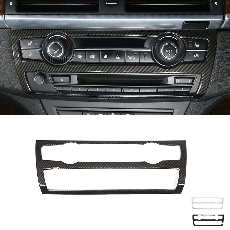 

Панель управления для BMW X5 X6 E70 E7 2007-2013, в стиле углеродного волокна