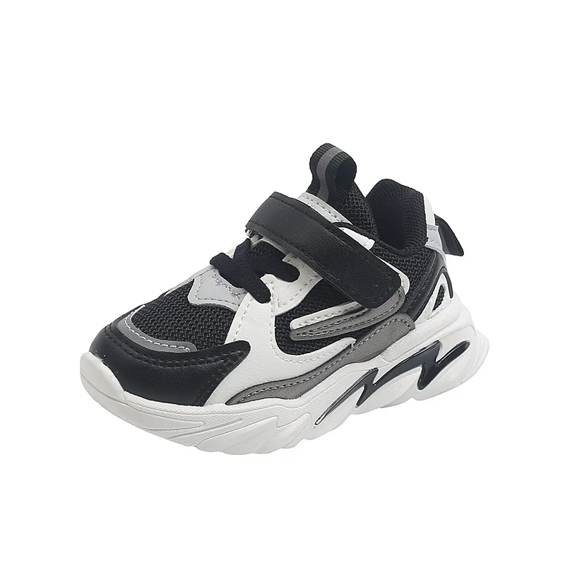 

Детская обувь для мальчиков и девочек, крутые кроссовки, дышащая детская спортивная обувь, нескользящая повседневная обувь для бега SM034