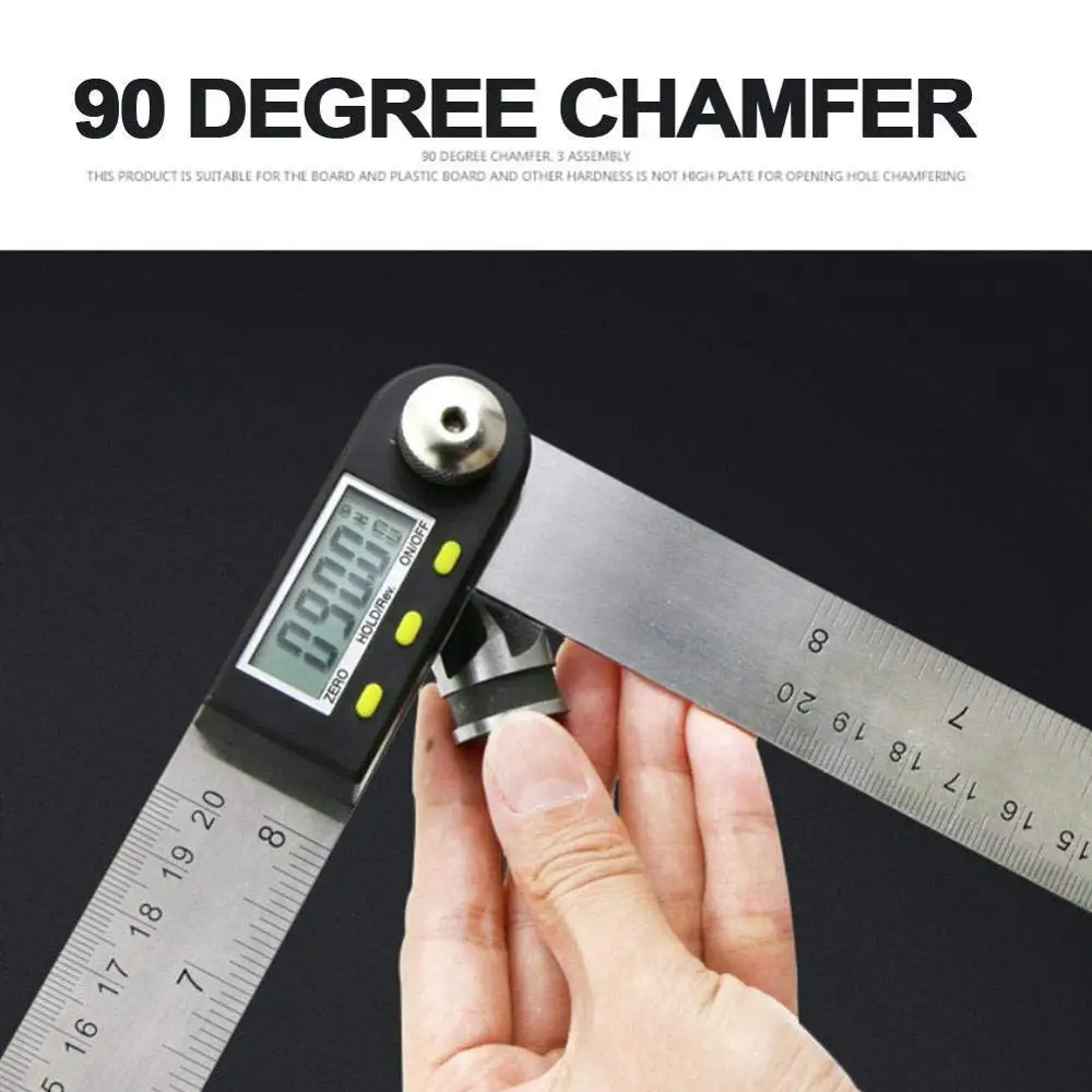 Комплект из 3 предметов 5 Флейта Зенковки сверло Набор 90 градусов фаски Резак Mayitr