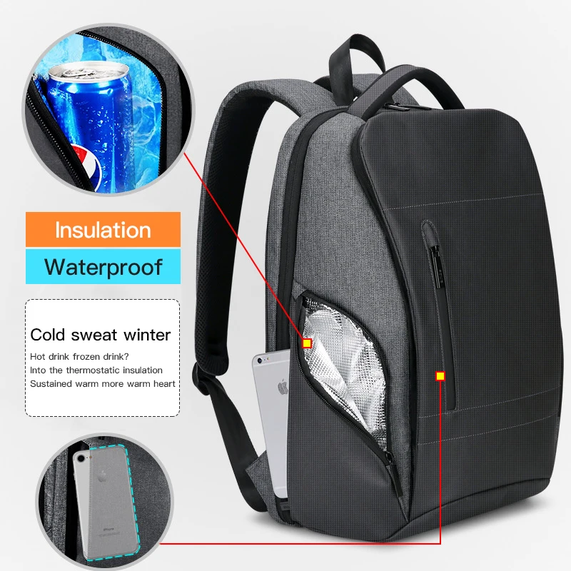 Inrnn мужские рюкзаки для ноутбука 15 6 дюймов повседневный мужской дорожный рюкзак