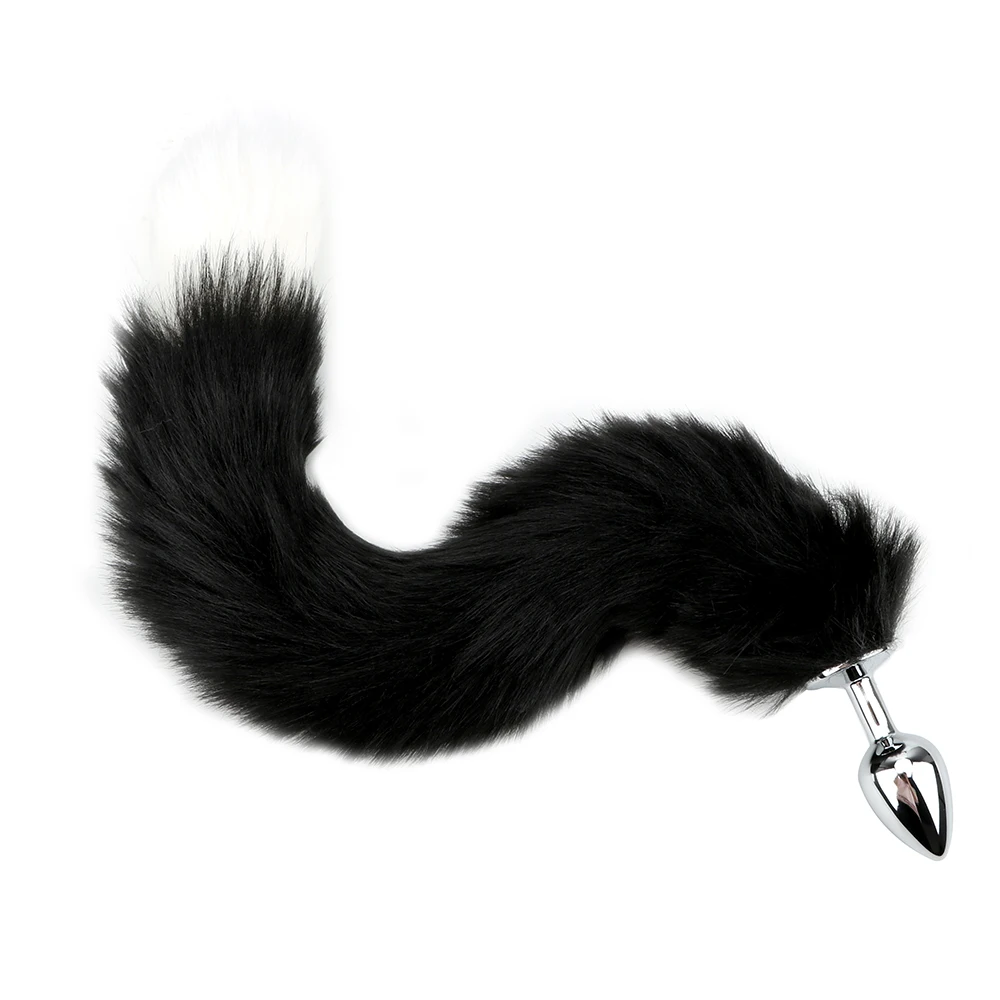 Комплект из хвоста с металлической затычкой лисы комплект шпилек Анальная