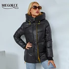 MIEGOFCE 2021 осень  зима коллекция женская куртка средней длины молодежный стиль Parker стеганое пальто куртка с манжетами женская верхняя одежда яркие цвета женская хлопковая верхняя часть D21012