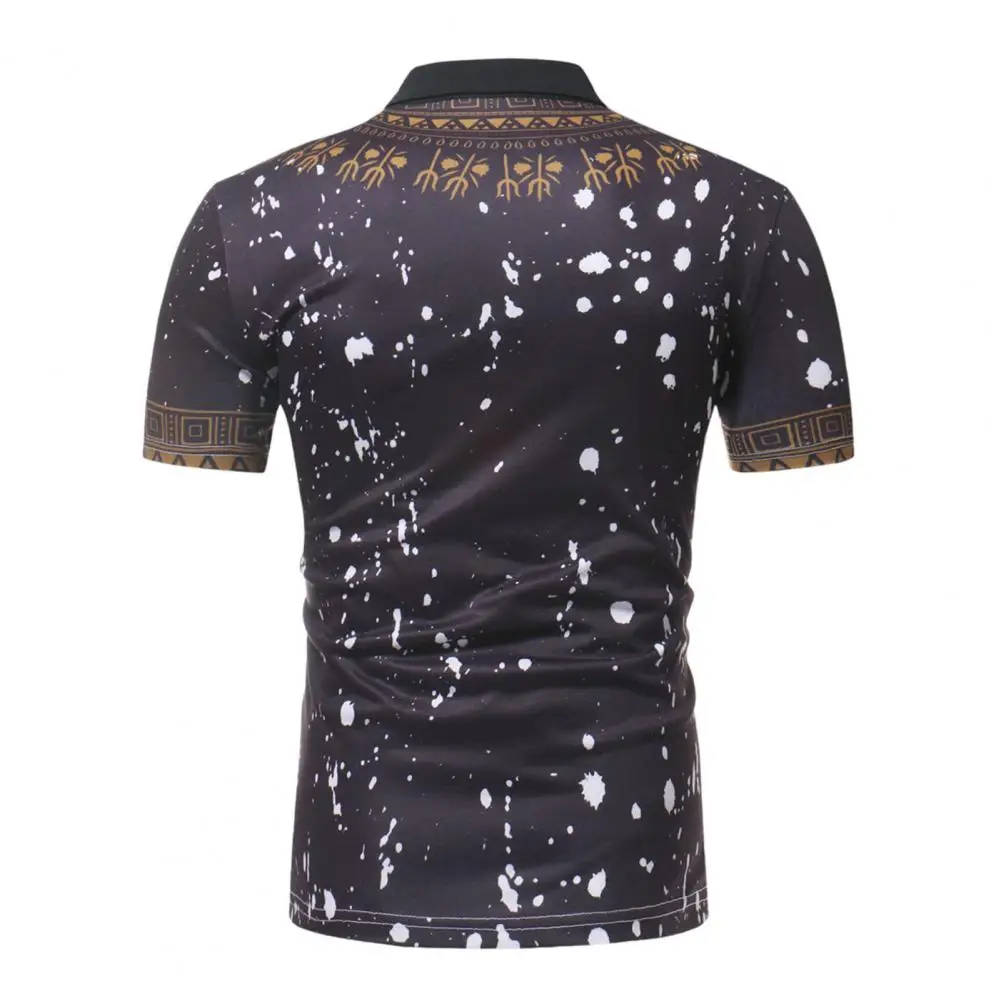 Мужская футболка с Африканским принтом дышащие рубашки коротким рукавом для