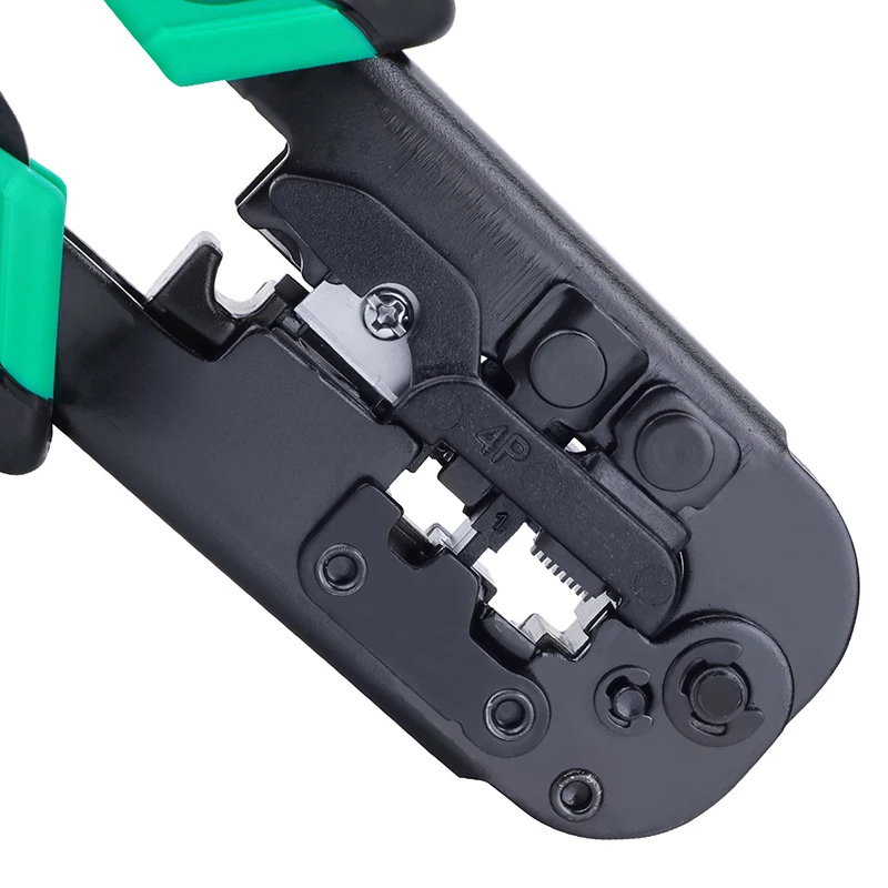 Proskit CP-376TR 4P/6P/8P Telecom Crimping Tool with Wire cutter, tester, Crystal Head Wiring tools set
