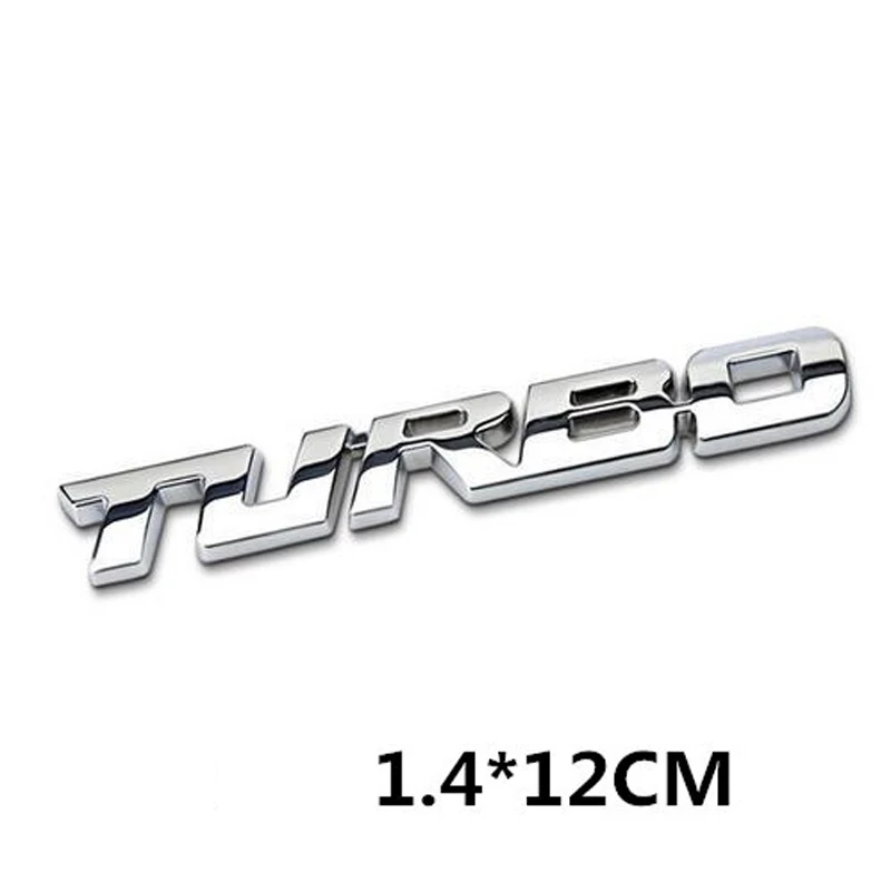 Турбо модифицированные металлические автомобильные наклейки из сплава с