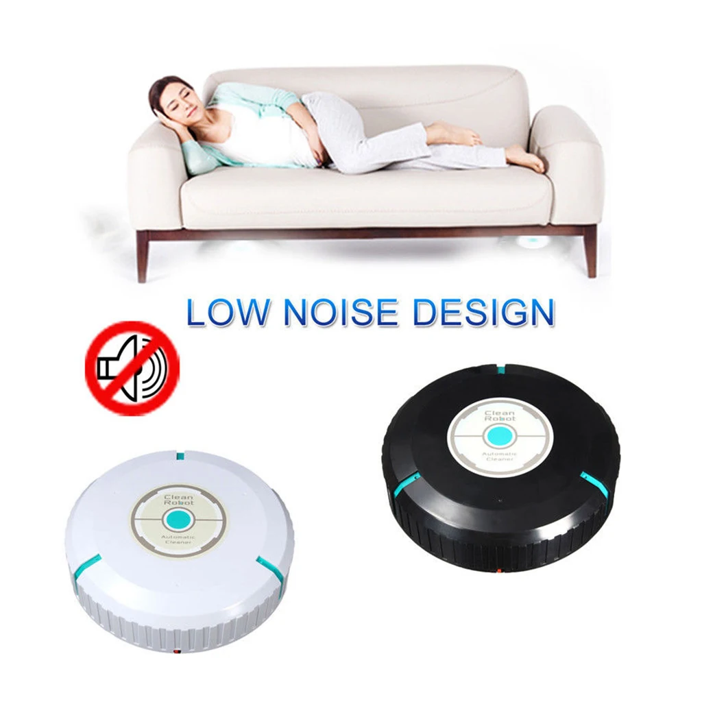 

Cordless Intelligent Automatic Sweeping Robotic Vacuum Cleaner Floor Dust Catcher Robot Vac, Battery Operated, 5.5x23cm