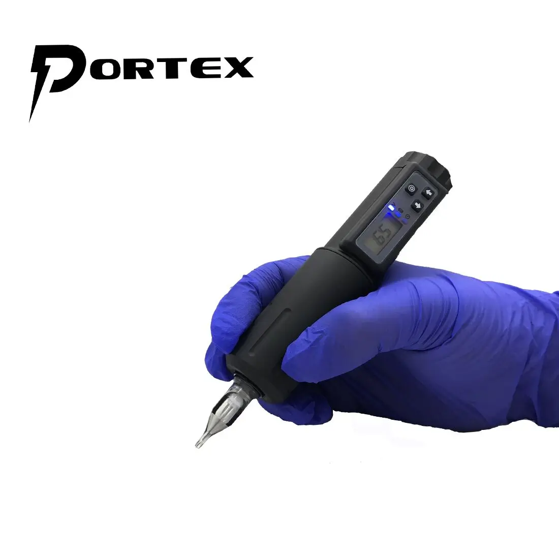 EZ Portex беспроводной батареи ручка поворотный картридж татуировки с светодиодный дисплей