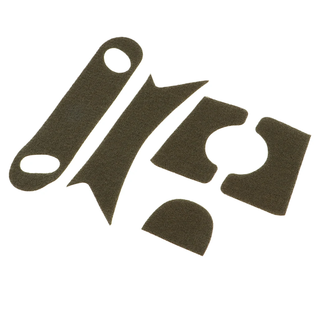 MagiDeal 5 шт. наклейка на шлем патч крюк и петли для охотничьих шлемов|Кепки охоты| |