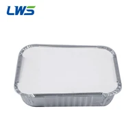 850ml aluminum pans with foil cardboard lids disposable food containers for freezer meal or personal quichecatering party