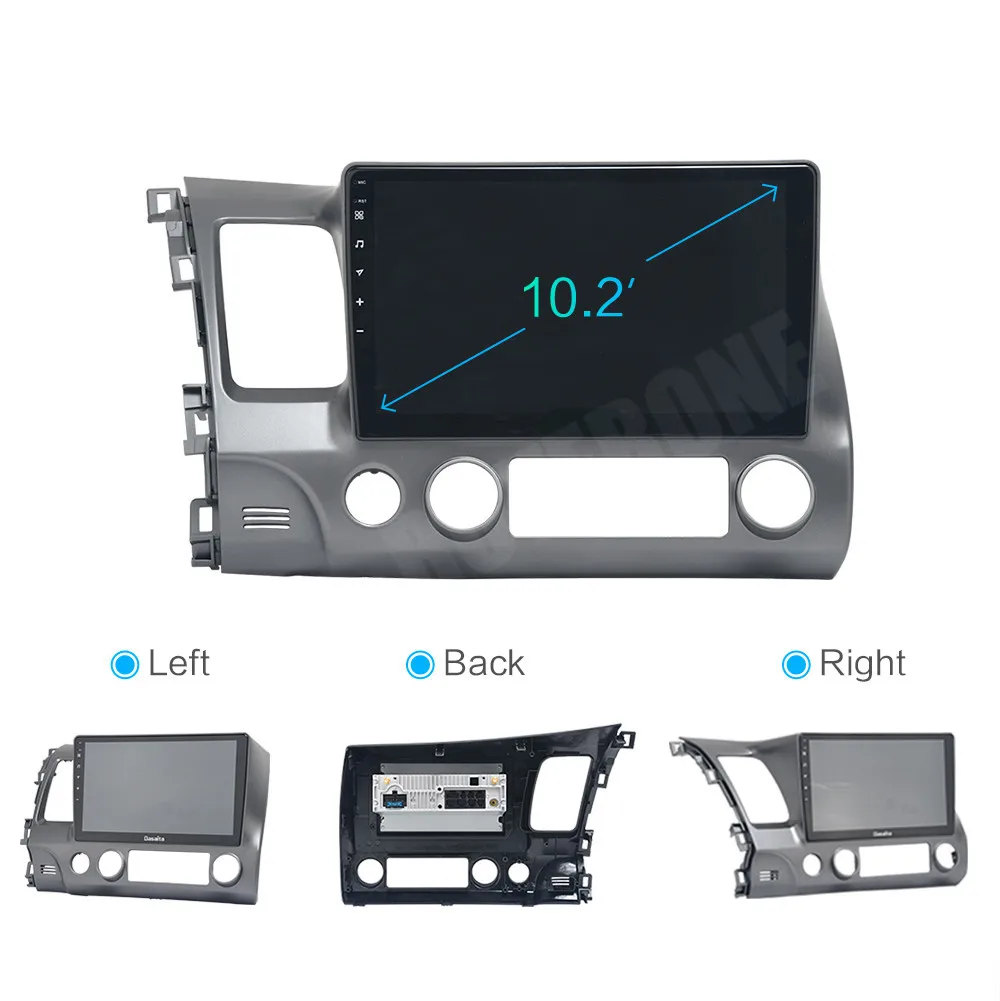 Автомагнитола на Android 10 для Honda Civic 2006 2011 автомобильное радио стерео Bluetooth GPS