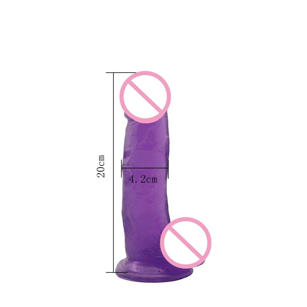 Гигантский длинный желеобразный фаллоимитатор реалистичный пенис для взрослых