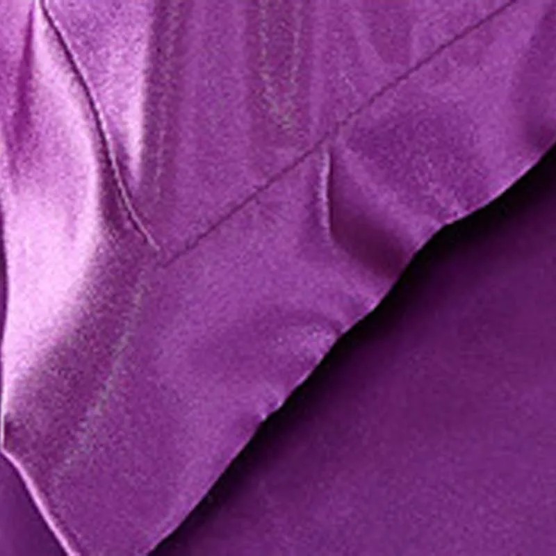 

Luxury Silk Bedding Set Quilt Duvet Cover Sheet Pillowcase bedclothes 3/4 Pcs Sets for Single Double Queen King Home textiles