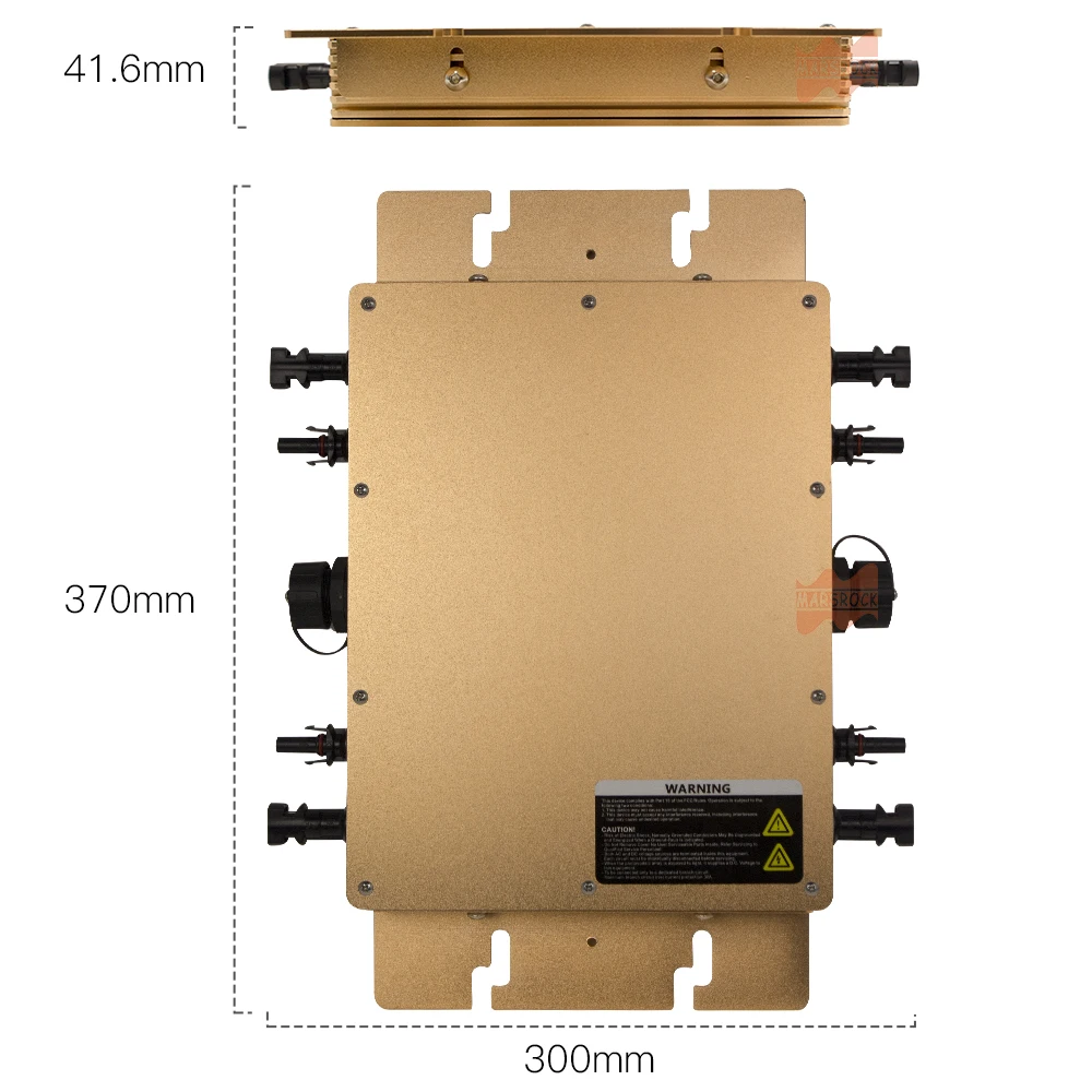 Отправка из Испании 1200 Вт MPPT Micro Solar On Grid Tie Inverter IP65 с немодулированным