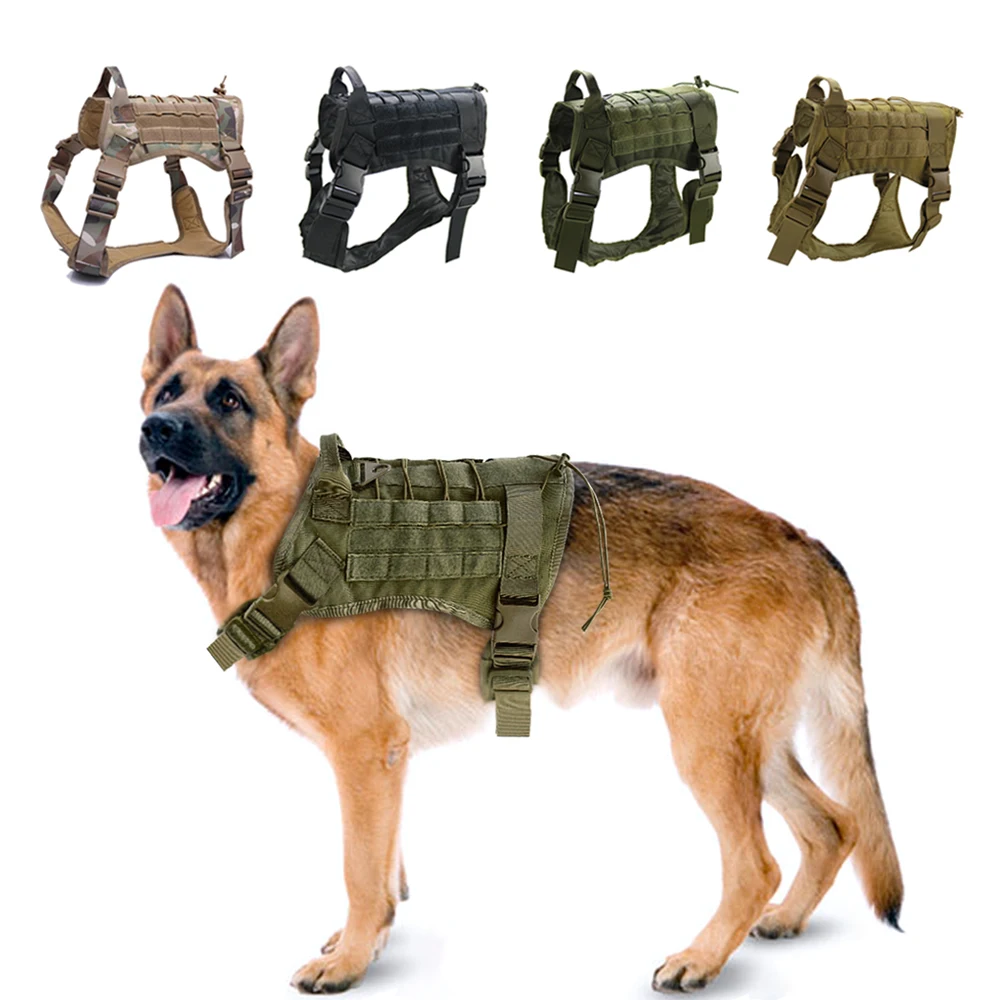 Военный тактический жилет шлейка для собак аксессуары собаки домашние животные